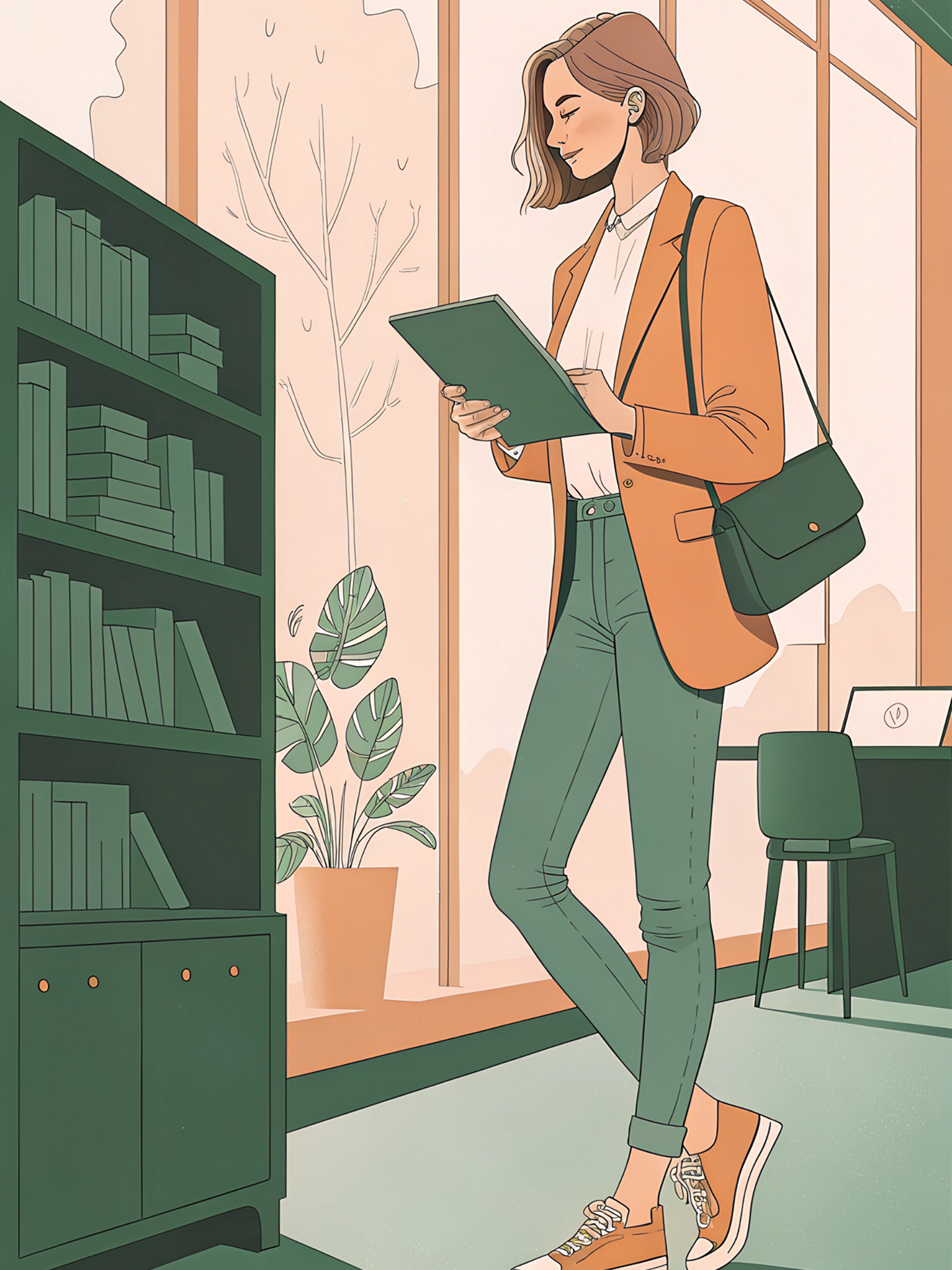 Library Illustration